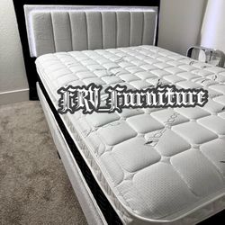 New Queen Bed Frame With Mattress 