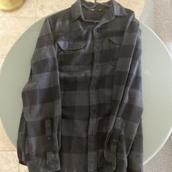 Black and grey Flannel