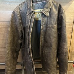 Burns Saddlery Leather Jacket 