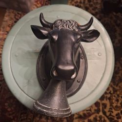 METAL COW HEAD BELL 