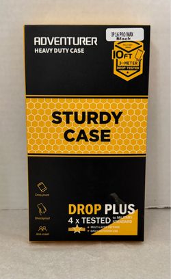 Adventurer Heavy Duty Case iPhone 16 Pro Max Black