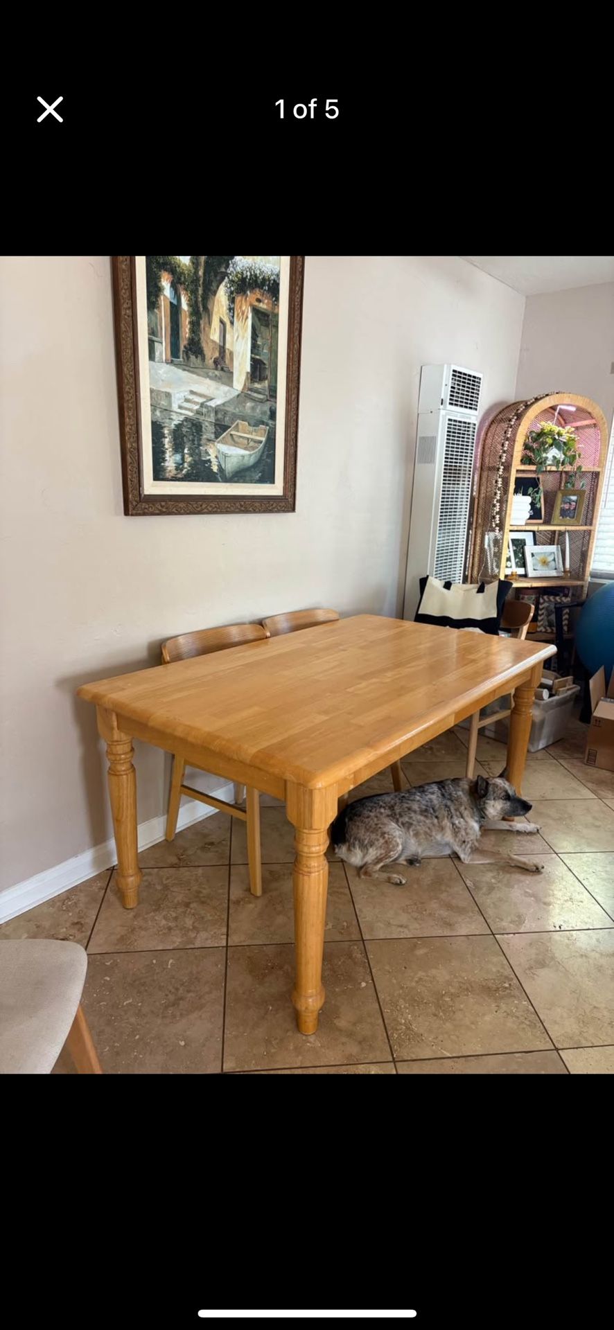 Solid Wood Dining Table