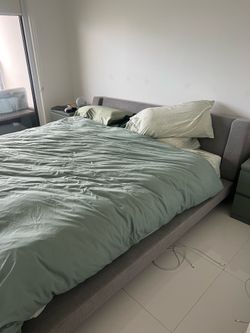 Bed frame + medium firm ikea mattress
