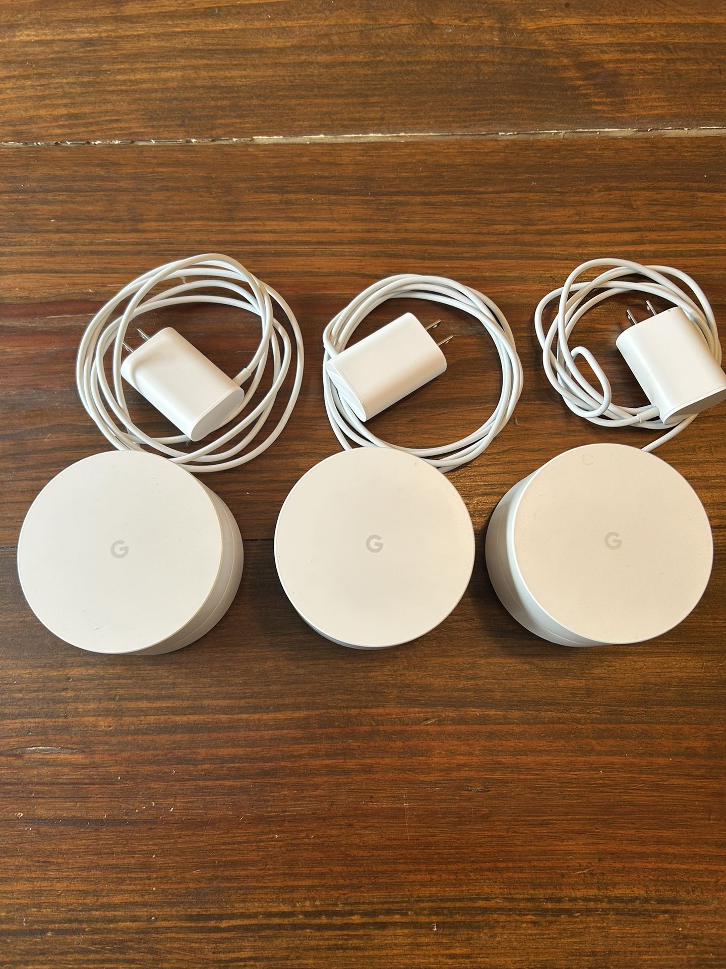 Google Home AC-1304 WiFi Mesh Router with Power Cord Set Of 3 - Used Working Condition