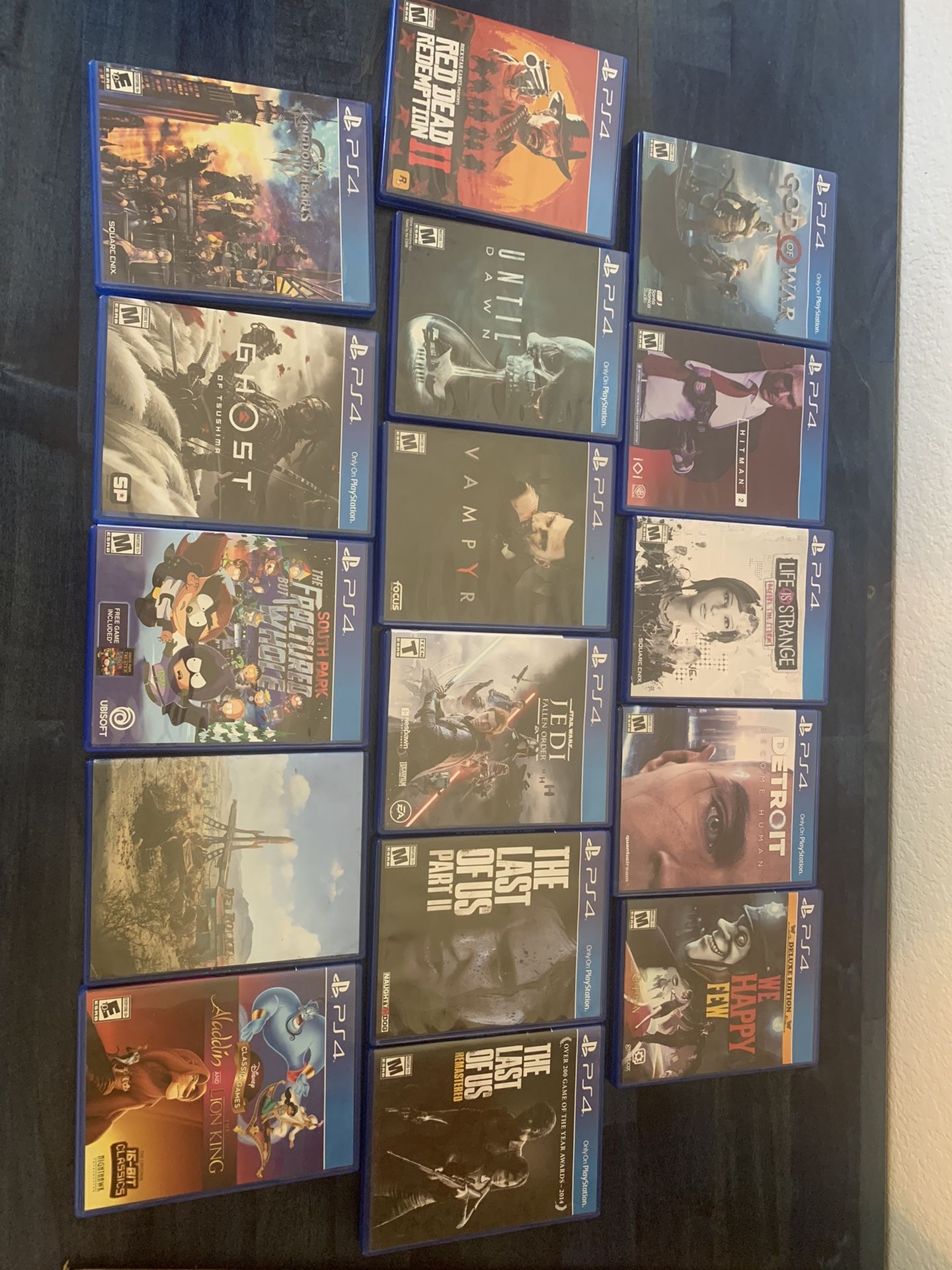 Lot Of 16 PlayStation 4 Games 