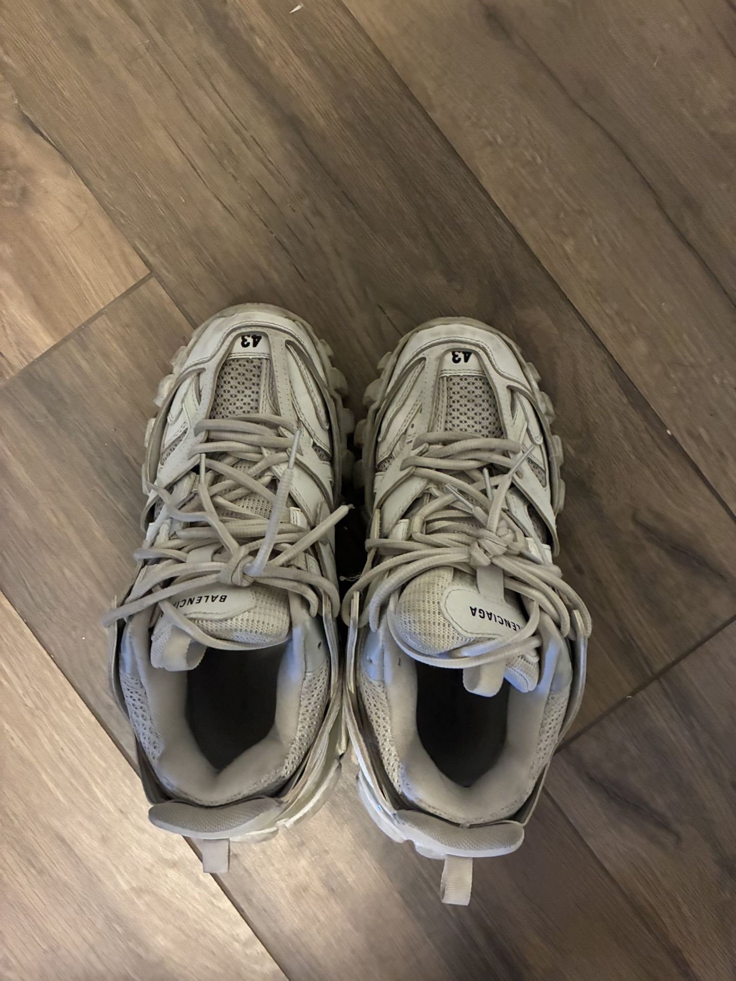 White Balenciaga Tracks