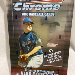 Bowman chrome baseball card box