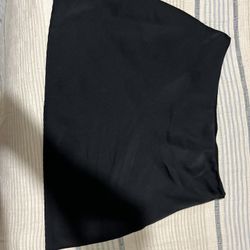 Black Skirt Silk 