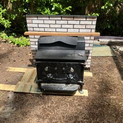 Fisher Wood Burning Stove And Panels
