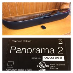 Bower & Wilkins Panorama 2 TV Surround Sound Bar