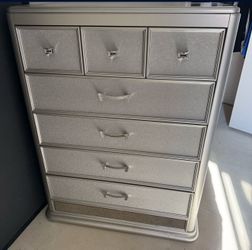 Ashley furniture Homelegance Allura silver dresser