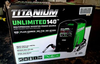 Titanium Unlimited 140 Multiprocess Welder