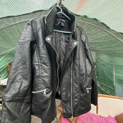 Ashley Stewart Leather Jacket