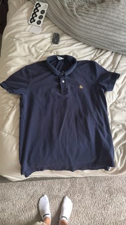 Navy Brooks Brothers Short-sleeve cotton piqué polo
