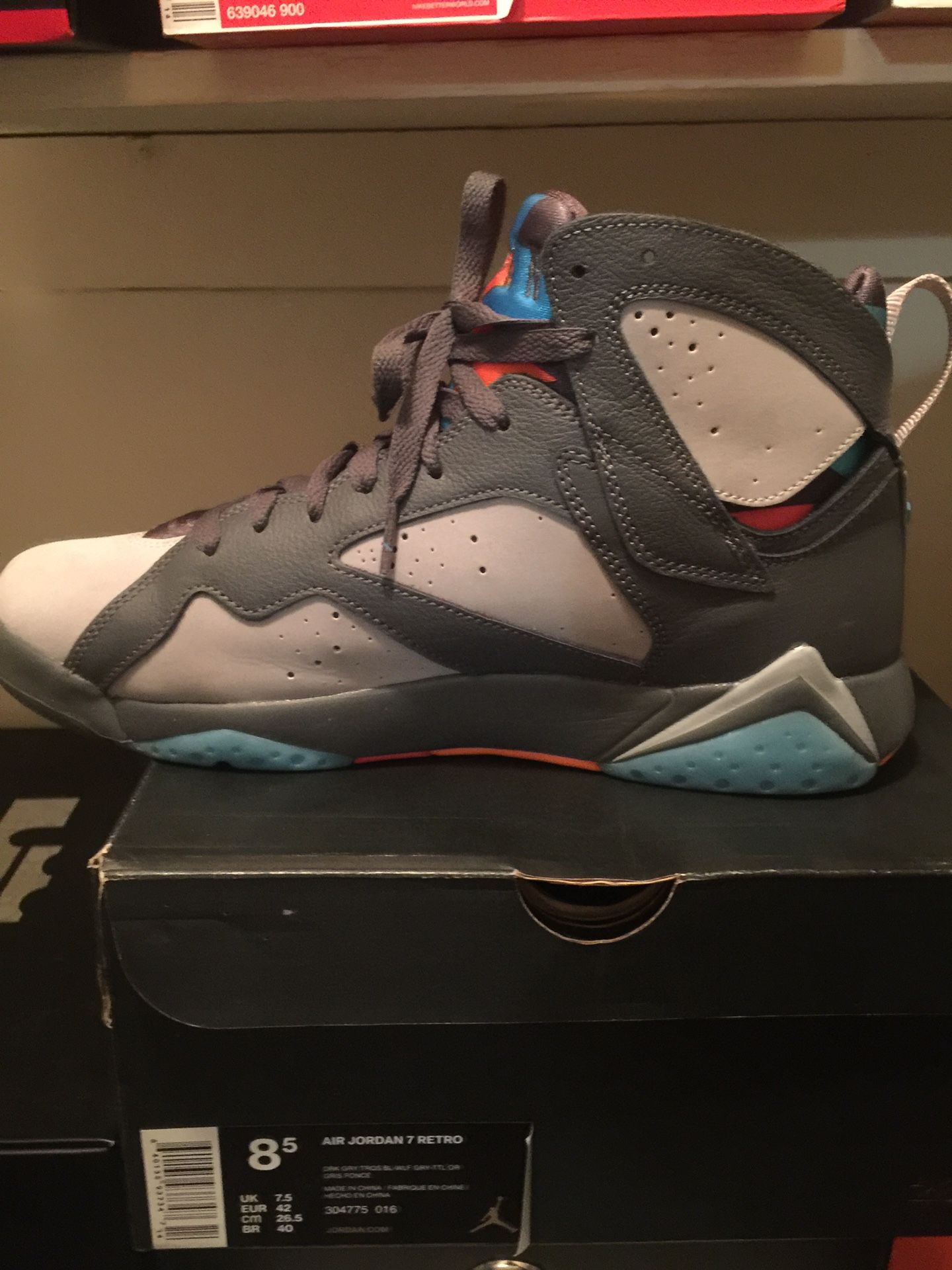 Jordan 7 retro Barcelona Days 8.5