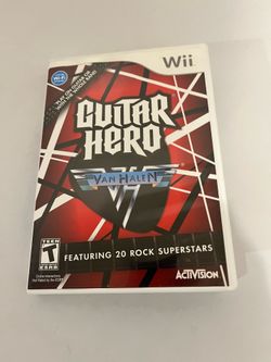 Wii Guitar Hero Van Halen Game