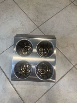 Commercial 4 compartment Cutlery holder