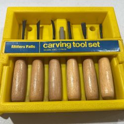 MILLERS FALLS CARVING TOOL SET 106C 