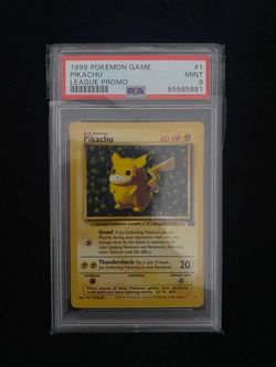 Pokemon League Promo IVY Pikachu 1999 PSA 9