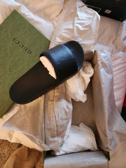 NEW Men’s Gucci Slides Black Size 11