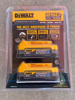 DEWALT DCBP034-2 20V MAX XR POWERSTACK Lithium-Ion 1.7 Ah Compact Battery (2-Pack) New in package
