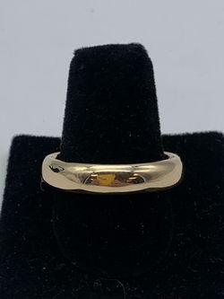 Gold wedding band #29404