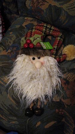 Old Time Santa door hanger New