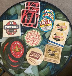 Vintage coasters lot of 35