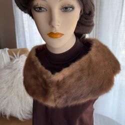 Real mink color, vintage, perfect lining