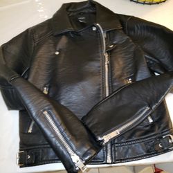 Forever 21 Vegan Leather Biker Jacket