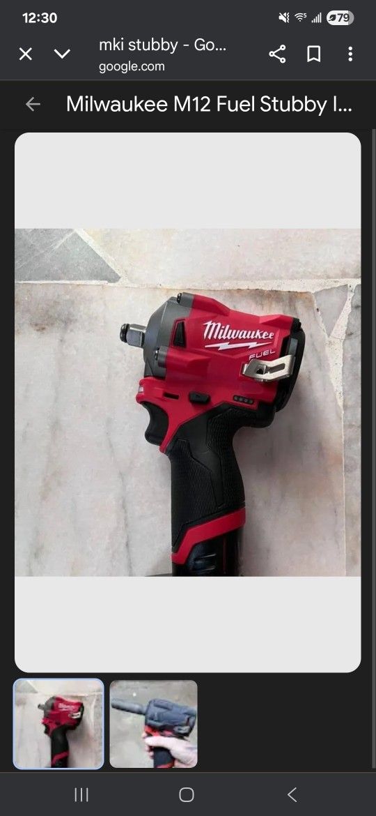 Milwaukee Stubby 3/8  W/  Cover
