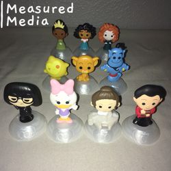 Lot Of 10 Disney 100th Anniversary McDonalds Happy Meal Toy Figures GREAT SHAPE