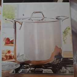 OLLA DE 25 QT CLÁSICA DE ACERO INOXIDABLE PRINCESS HOUSE CON PARRILLA 🌹 🌷