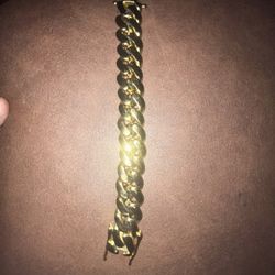 Gold Miami Cuban bracelet 