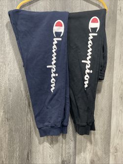 Champion Sweats YM Lot of 2 Sze Xl Boys Slim Joggers Sportycore Sweats Blk/Blu