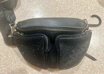 Steve Madden Rhinestone Pouch to wear
