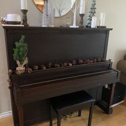 Piano With Real Ivory Keys
