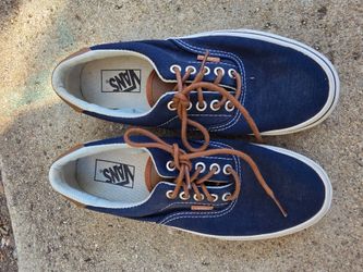 Vans Navy & Brown Shoes Men’s 6.5 / Women’s 8