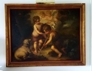 Murillo  -- The Shell Children Oil Painting 