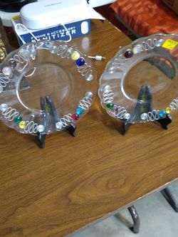 Designer Plates With Stands