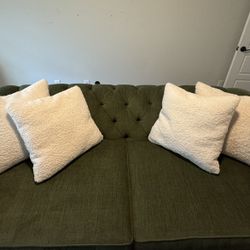 Pottery Barn Faux Fur 20x20 Pillows With Inserts