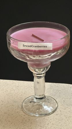 Woodwick Candle In a Clear Container.