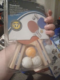 Ping Pong Set 2 Paddles And 3 Balls