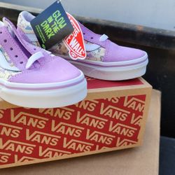 VANS OLD SKOOL MYTHICAL GLOW LILAC GIRL SHOES  SIZE 12.5 BRAND NEW 
