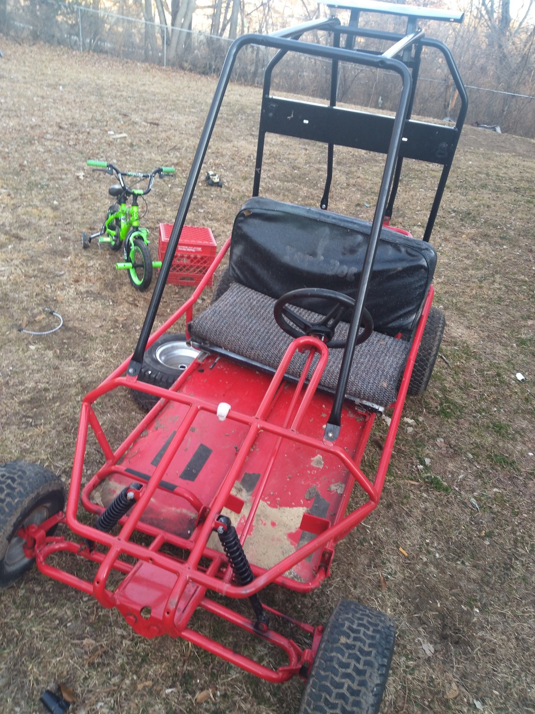 Custom yard dog go cart