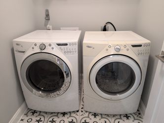 Whirlpool Duet front loading washer and dryer