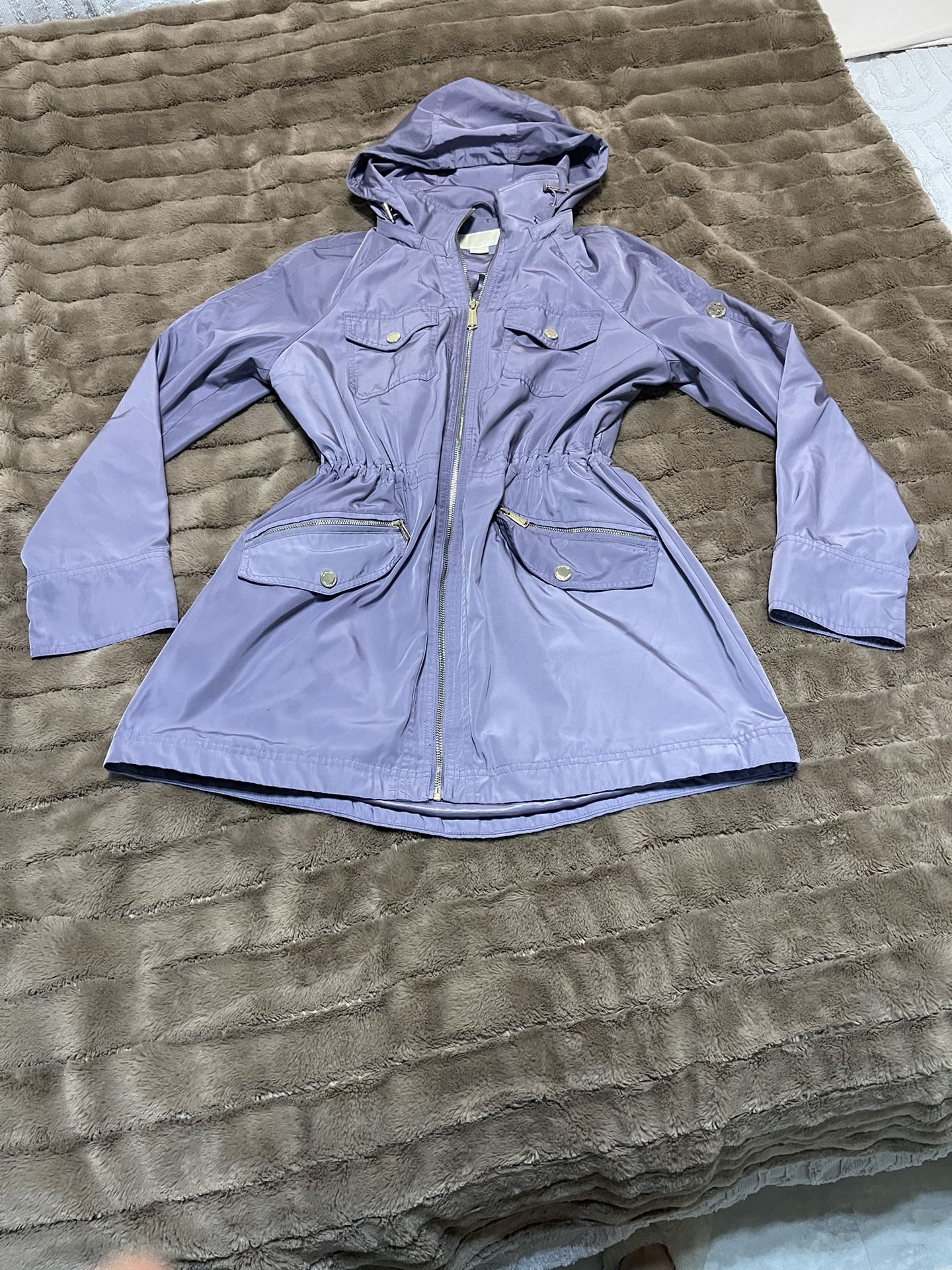 Michael Kors Raincoat Sz M Color Lavender
