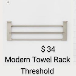 Brand New  Threshold Modern Towel Rack.