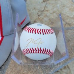 Mike Trout ANGELS Autographed Rookie Signed Baseball 