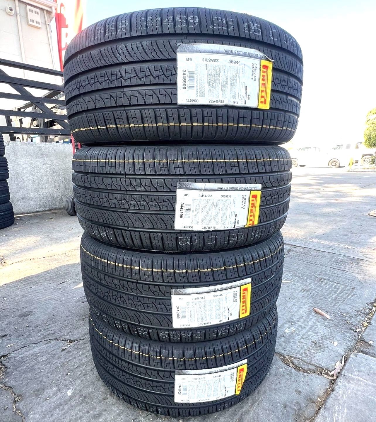 4 NEW PIRELLI 235/45/18 ALL SEASON TIRES $550 CASH TOTAL‼️ FREE INSTALLATION‼️
